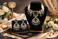 Emerald Green Royal Bridal Jewellery Set